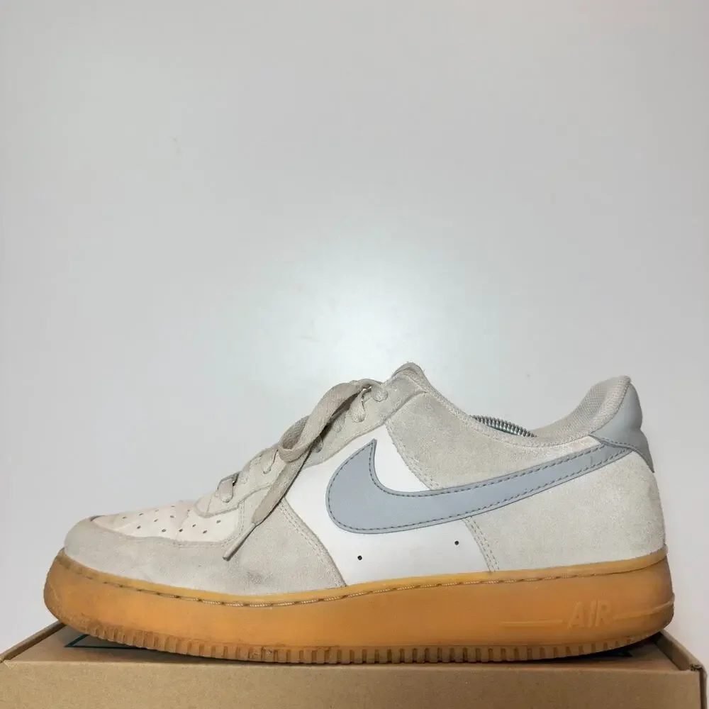 Nike Air Force 1 '07 LV8 Mens Size 13 Phantom Smoke Gray Gum Leather Sneakers